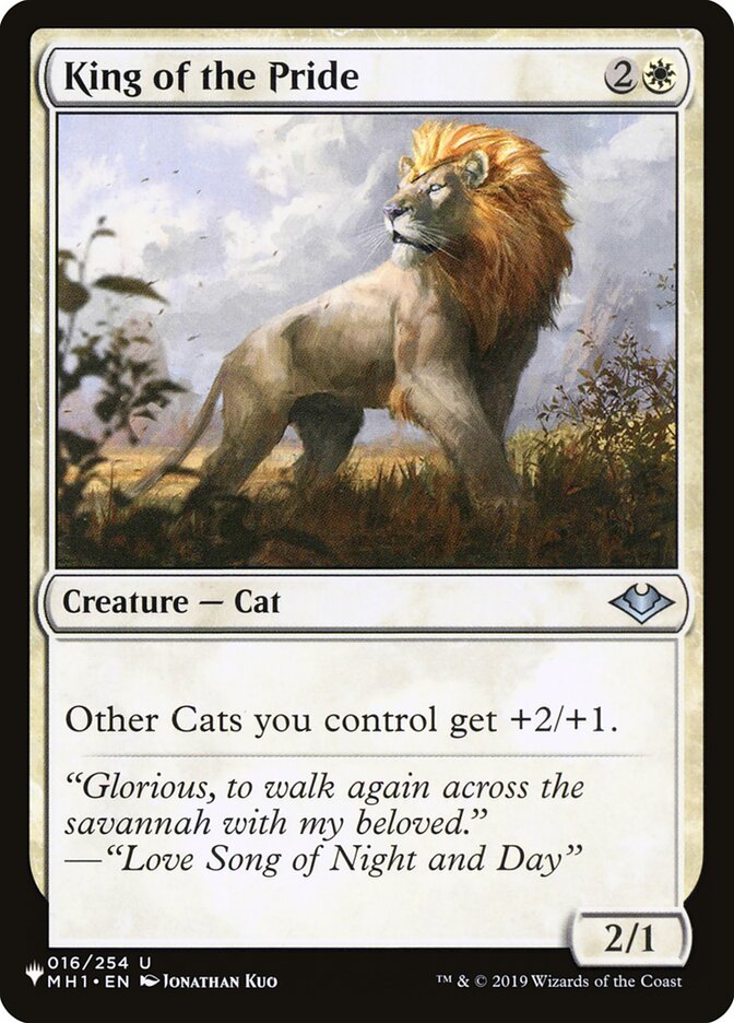 King of the Pride (The List) Near Mint