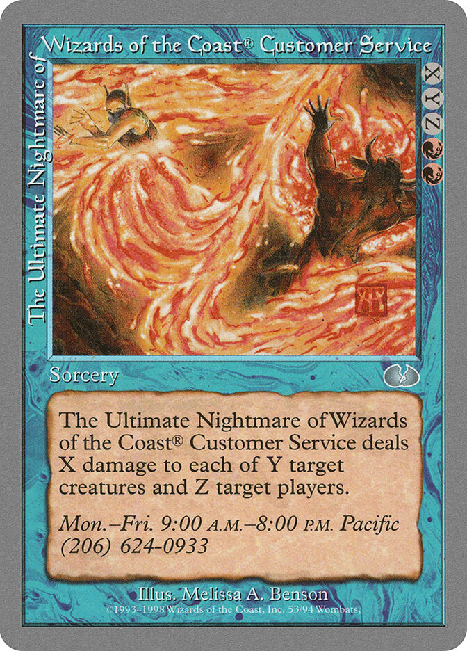 The Ultimate Nightmare of Wizards of the (Unglued) Light Play
