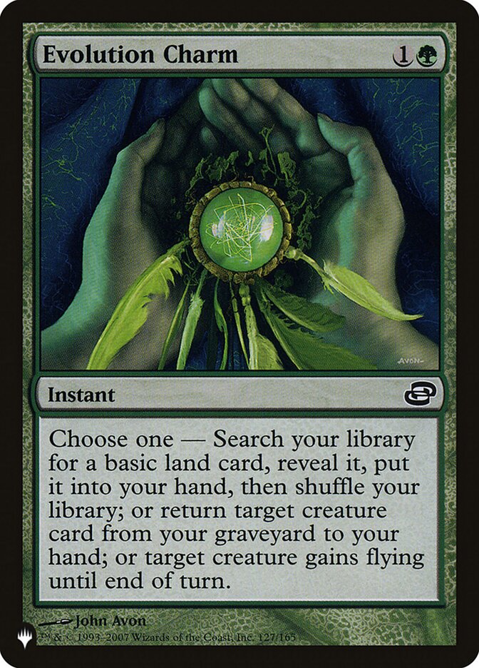 Evolution Charm (The List) Light Play