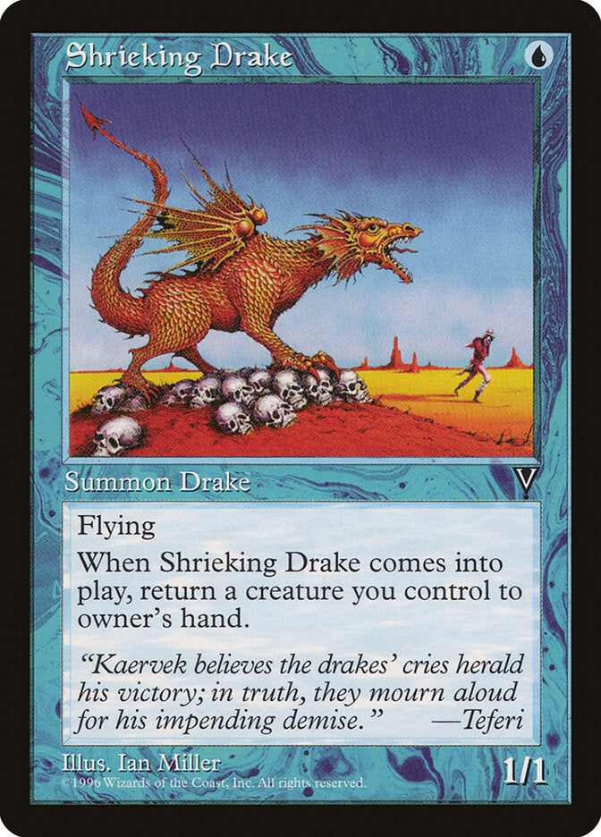 Shrieking Drake (Visions) Near Mint