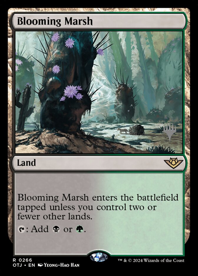 Blooming Marsh (Promo Pack: Outlaws of Thunder Junction) Light Play Foil