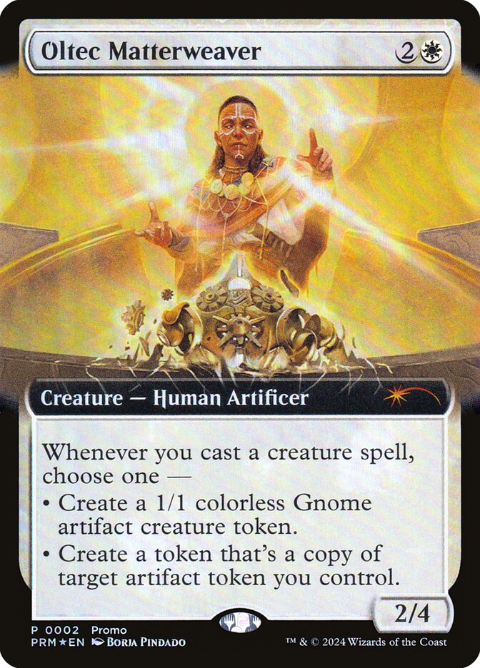 Oltec Matterweaver (Extended Art) (Launch Party & Release Event Promos) Medium Play Foil