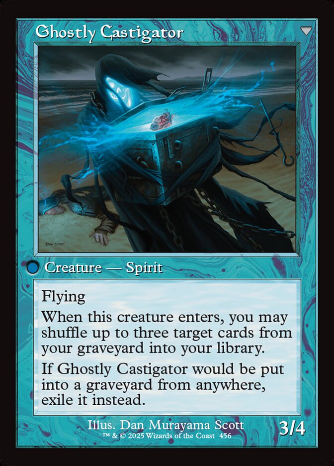Back face of Ghostly Castigator