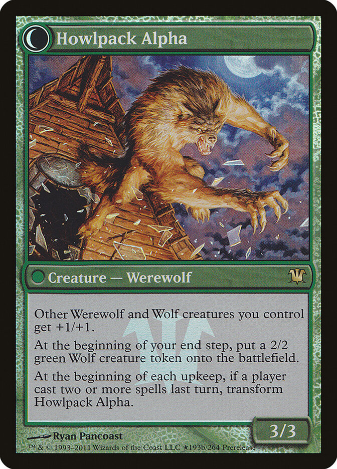 Back face of Howlpack Alpha
