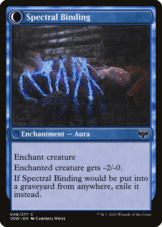 Back face of Spectral Binding