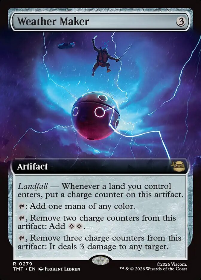 Weather Maker (Extended Art) (Teenage Mutant Ninja Turtles) Near Mint Foil