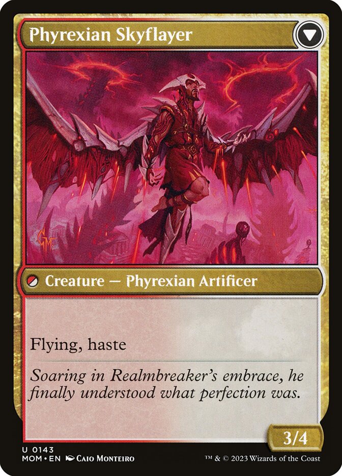 Back face of Phyrexian Skyflayer