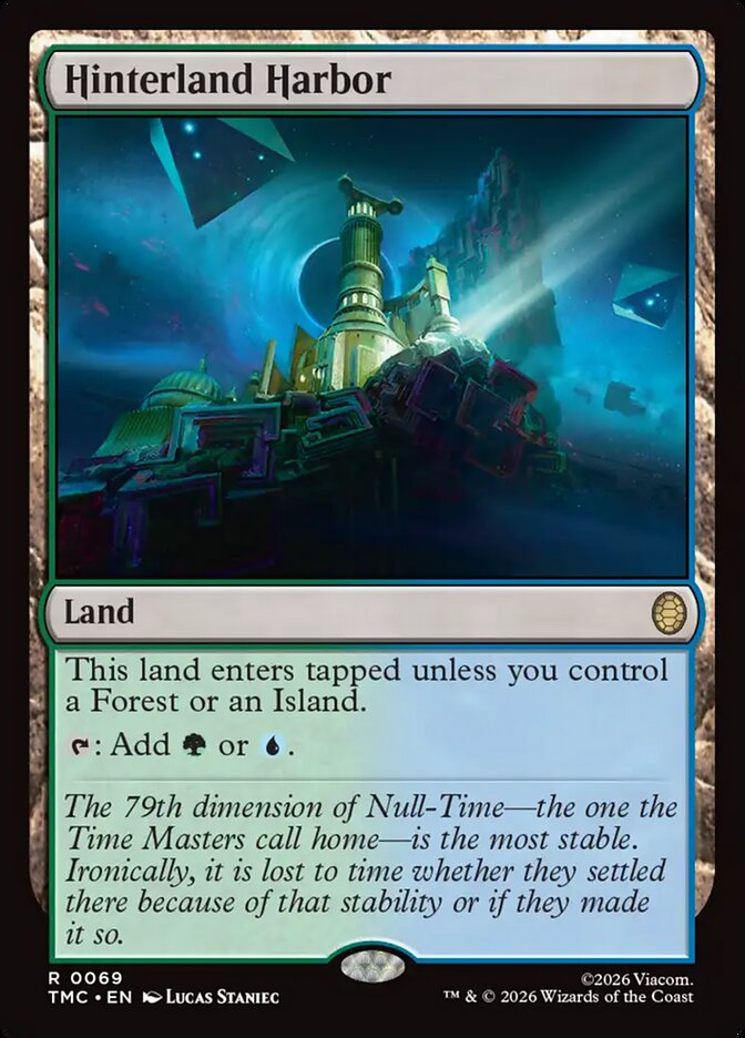 Hinterland Harbor (Surge Foil) (Commander: Teenage Mutant Ninja Turtles) Near Mint Foil