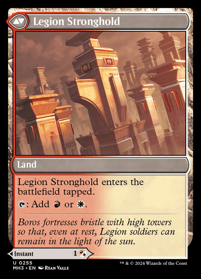 Back face of Legion Stronghold