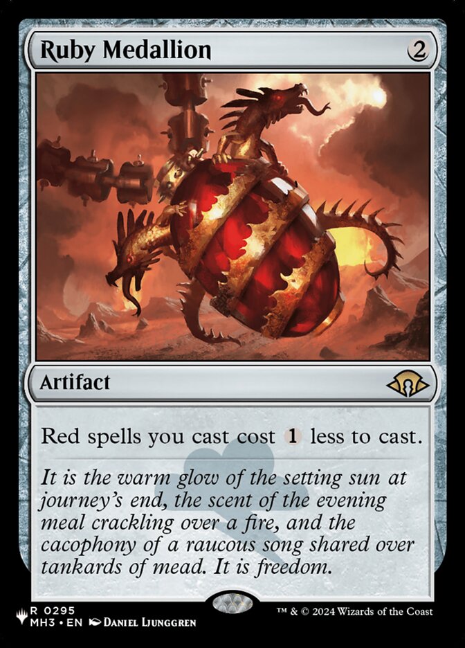 Ruby Medallion (The List) Near Mint