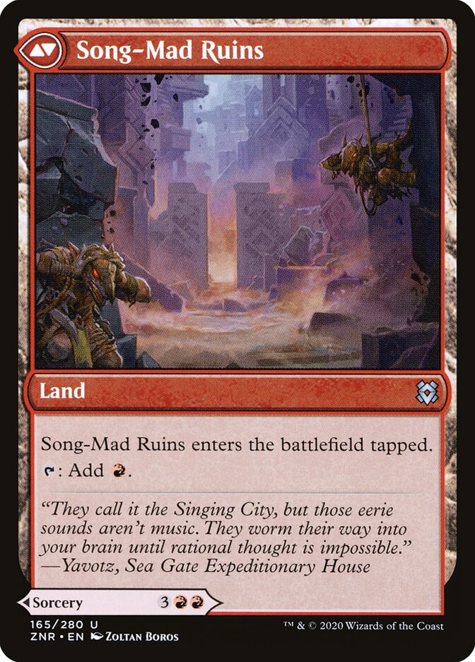 Back face of Song-Mad Ruins