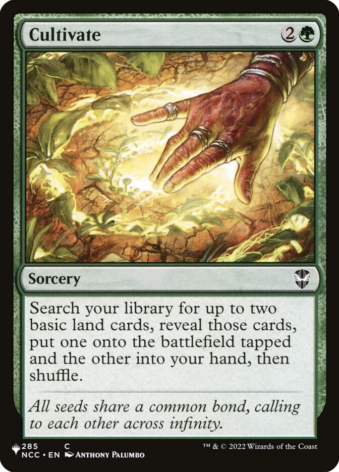 Cultivate (NCC) (The List) Near Mint