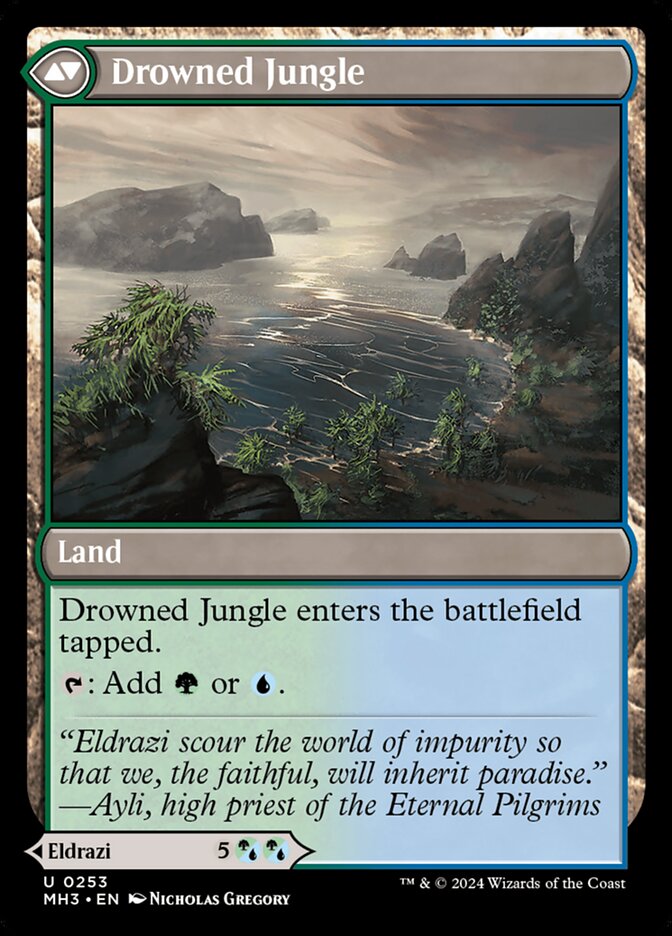 Back face of Drowned Jungle