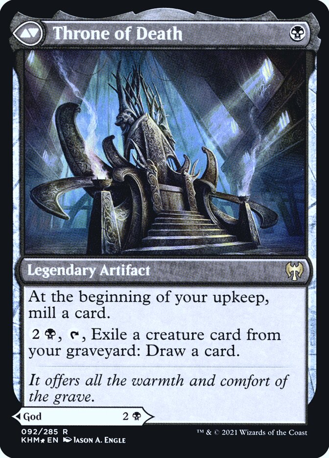 Back face of Throne of Death