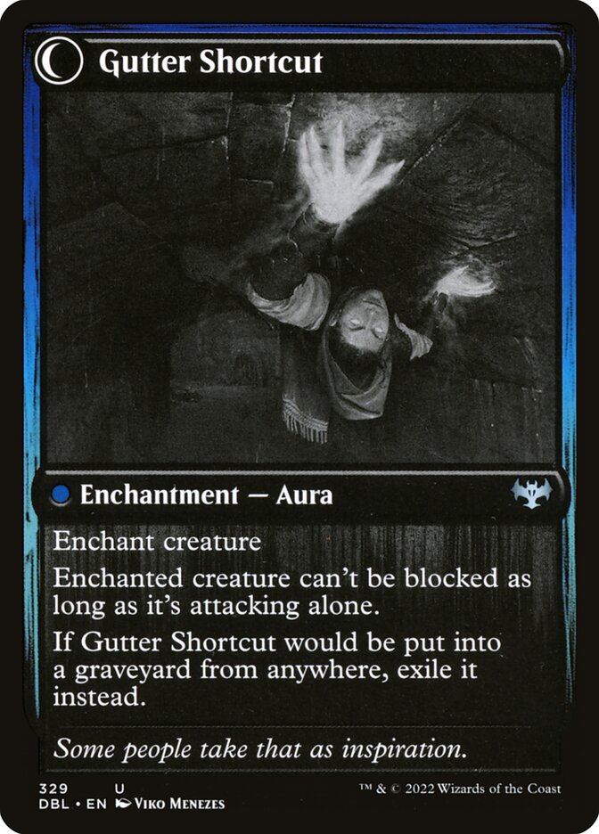 Back face of Gutter Shortcut