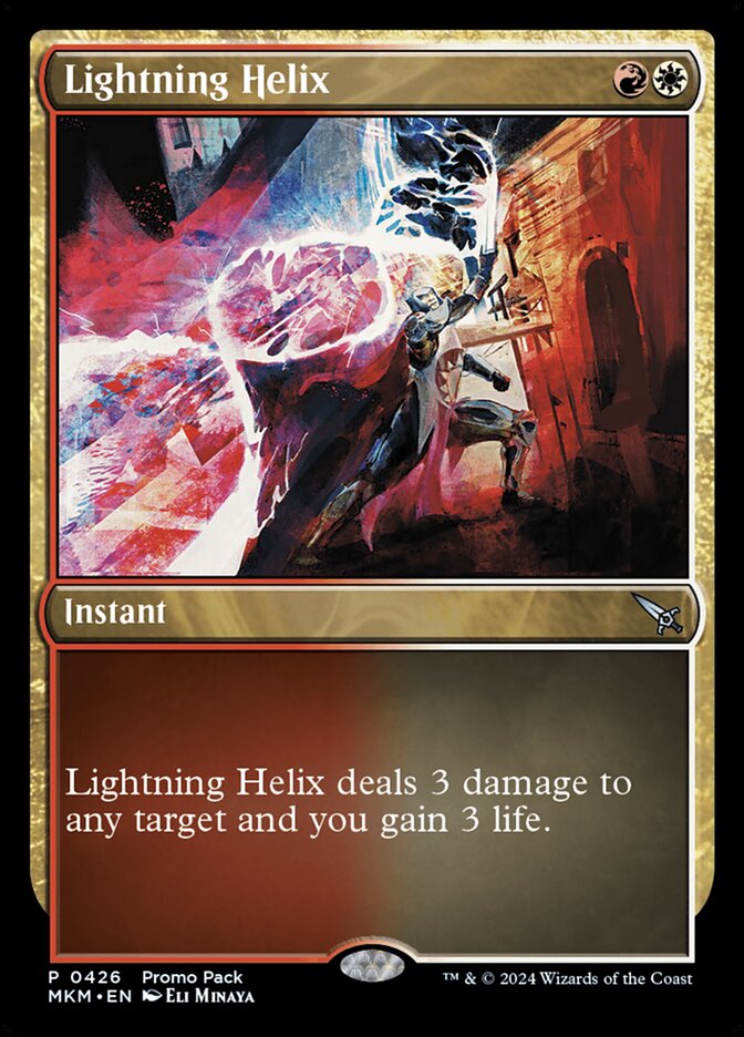 Lightning Helix (Promo Pack: Murders at Karlov Manor) Near Mint