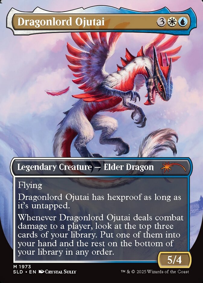 Back face of Dragonlord Ojutai