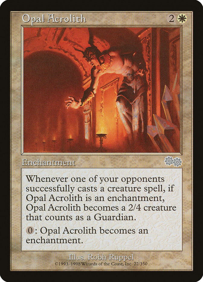 Opal Acrolith (Urza's Saga) Near Mint