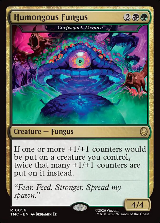 Humongous Fungus - Corpsejack Menace (Surge Foil) (Commander: Teenage Mutant Ninja Turtles) Near Mint Foil