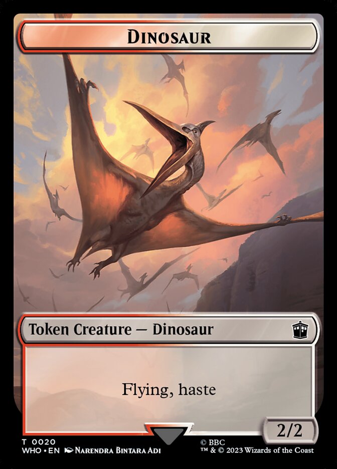 Dinosaur Token (Outlaws of Thunder Junction) Near Mint