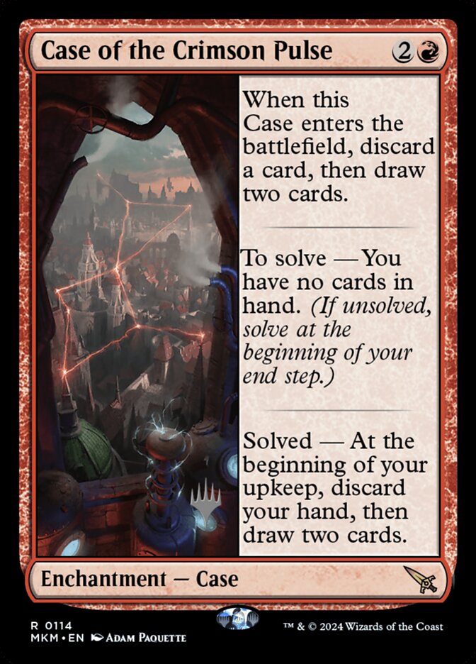 Case of the Crimson Pulse (Promo Pack: Murders at Karlov Manor) Near Mint