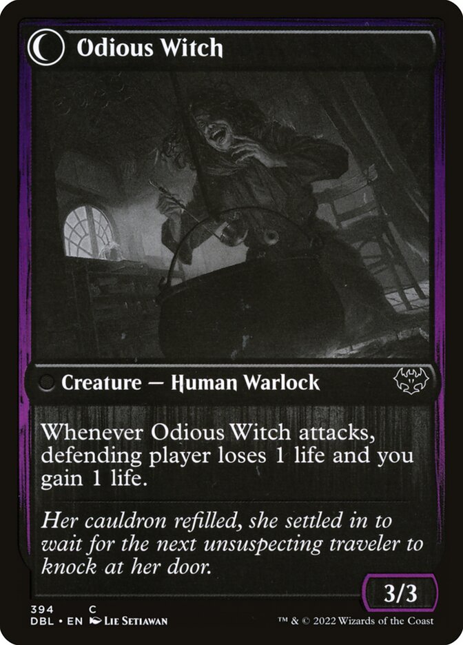 Back face of Odious Witch