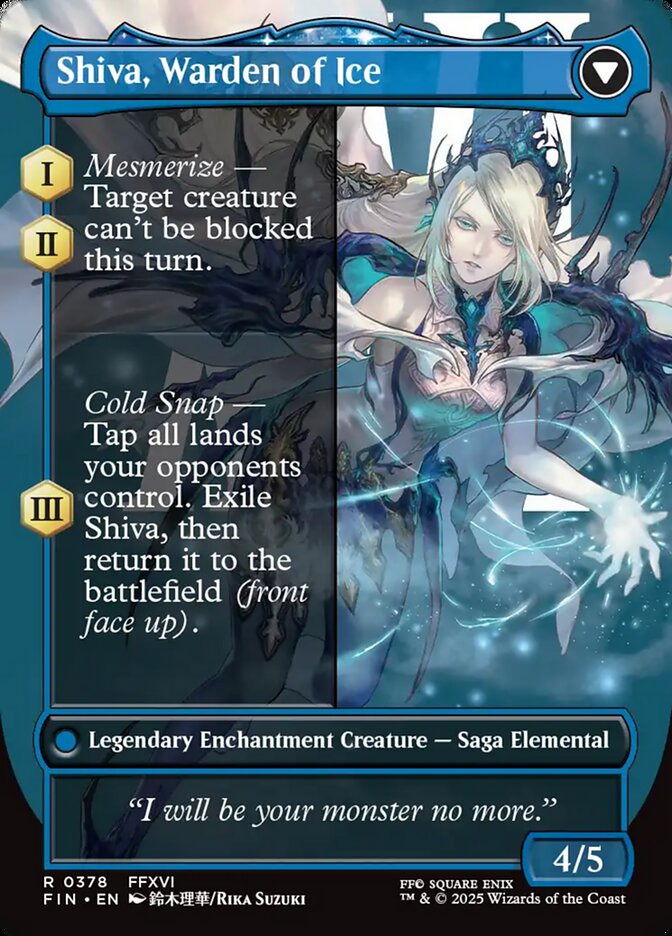Back face of Shiva, Warden of Ice