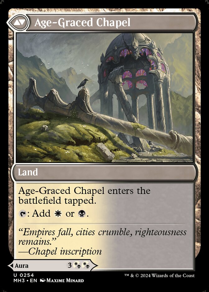 Back face of Age-Graced Chapel