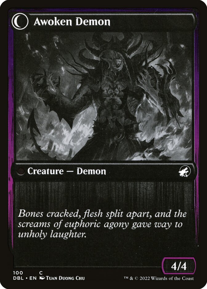 Back face of Awoken Demon