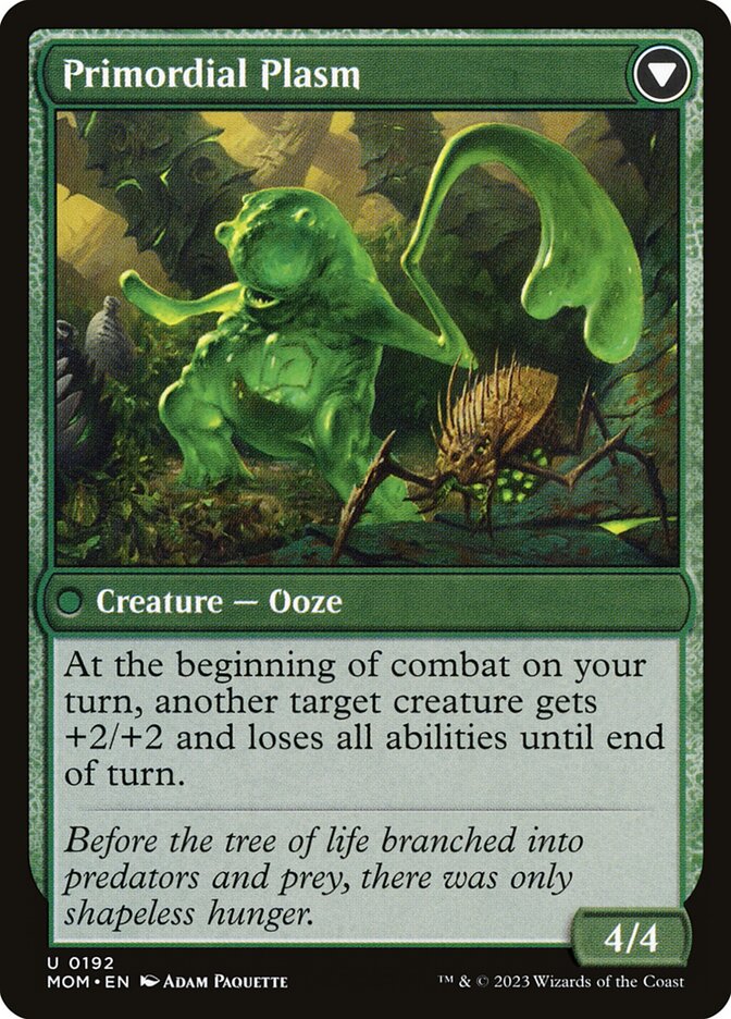 Back face of Primordial Plasm