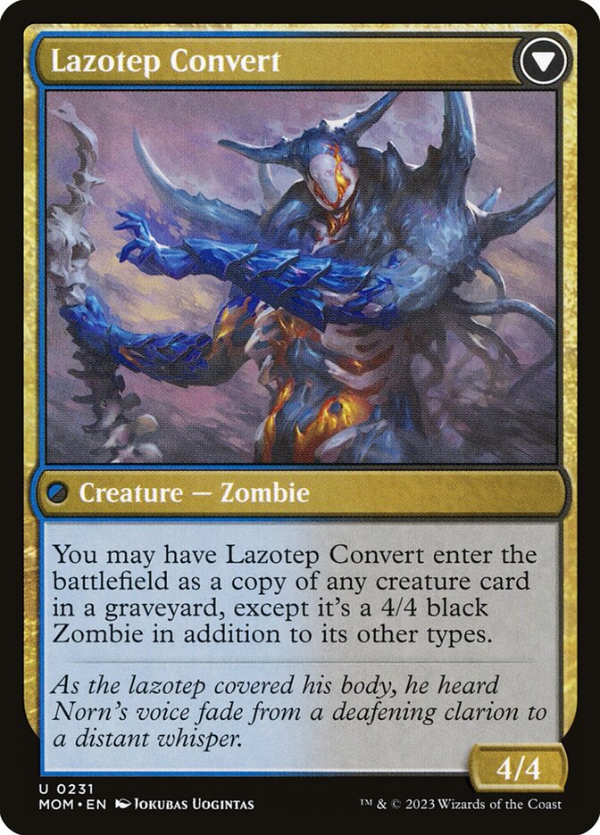 Back face of Lazotep Convert