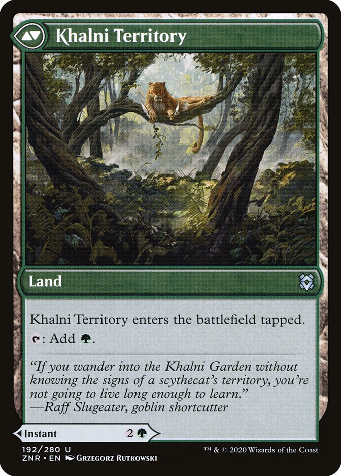 Back face of Khalni Territory