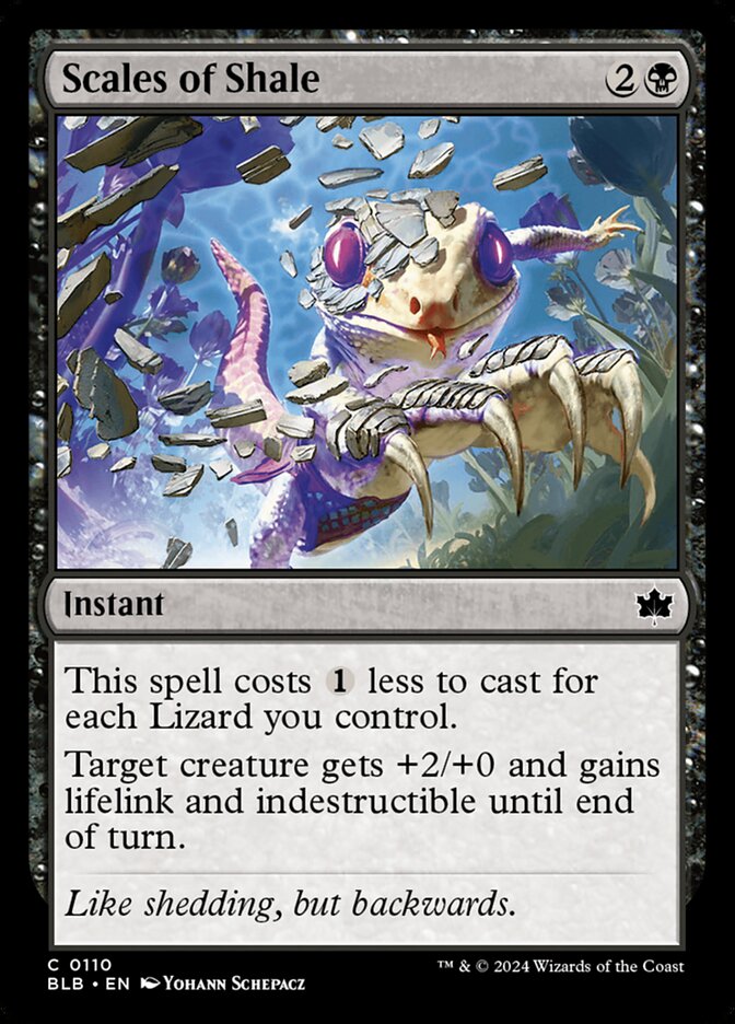 Scales of Shale (Bloomburrow) Light Play Foil