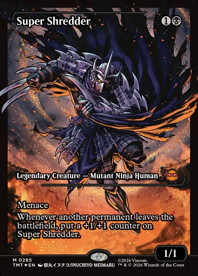 Super Shredder (Showcase) (Teenage Mutant Ninja Turtles) Near Mint Foil