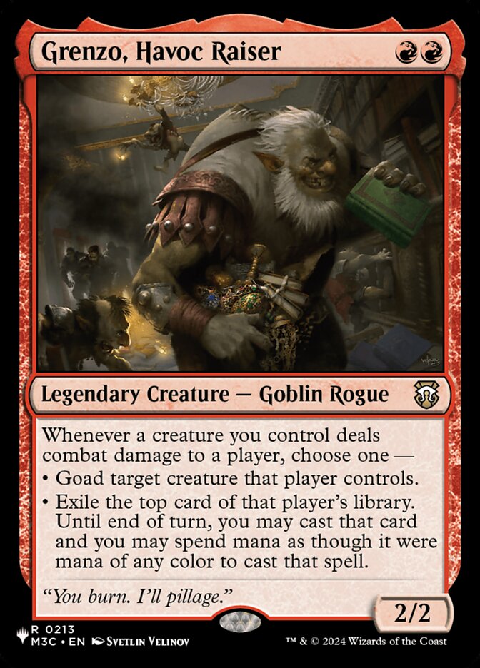 Grenzo, Havoc Raiser (The List) Light Play