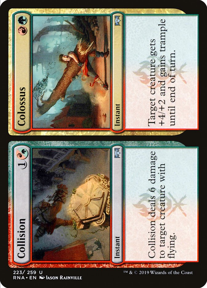 Collision / Colossus (Ravnica Allegiance) Light Play Foil