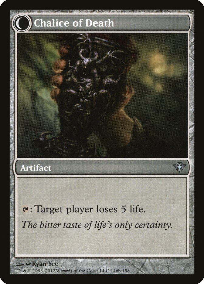 Back face of Chalice of Death