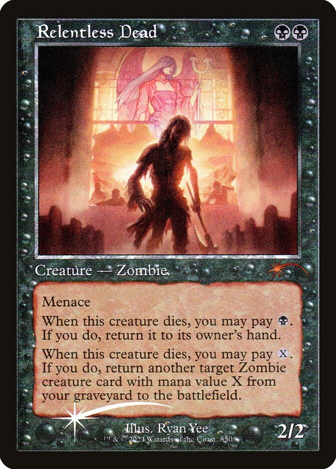 Relentless Dead (Retro Frame) (Secret Lair) Light Play Foil