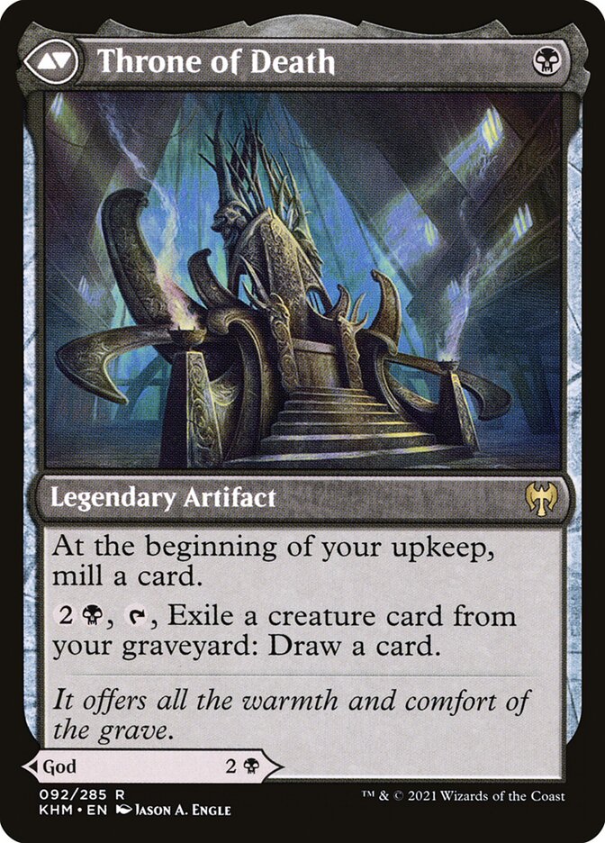 Back face of Throne of Death