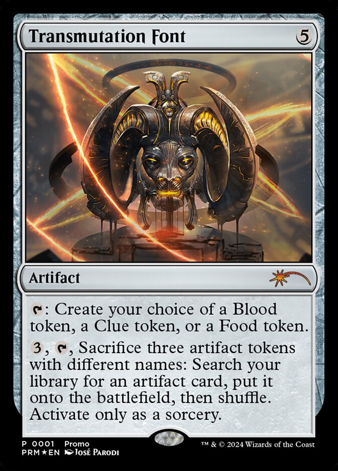 Transmutation Font (Launch Party & Release Event Promos) Medium Play Foil