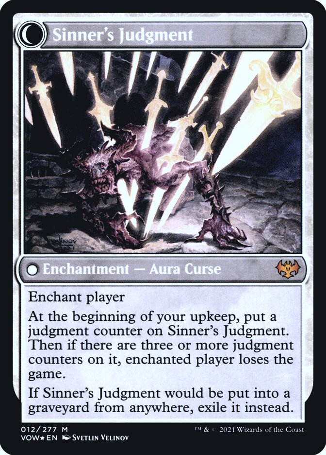 Back face of Sinner's Judgment