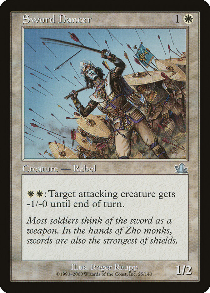 Sword Dancer (Prophecy) Medium Play Foil