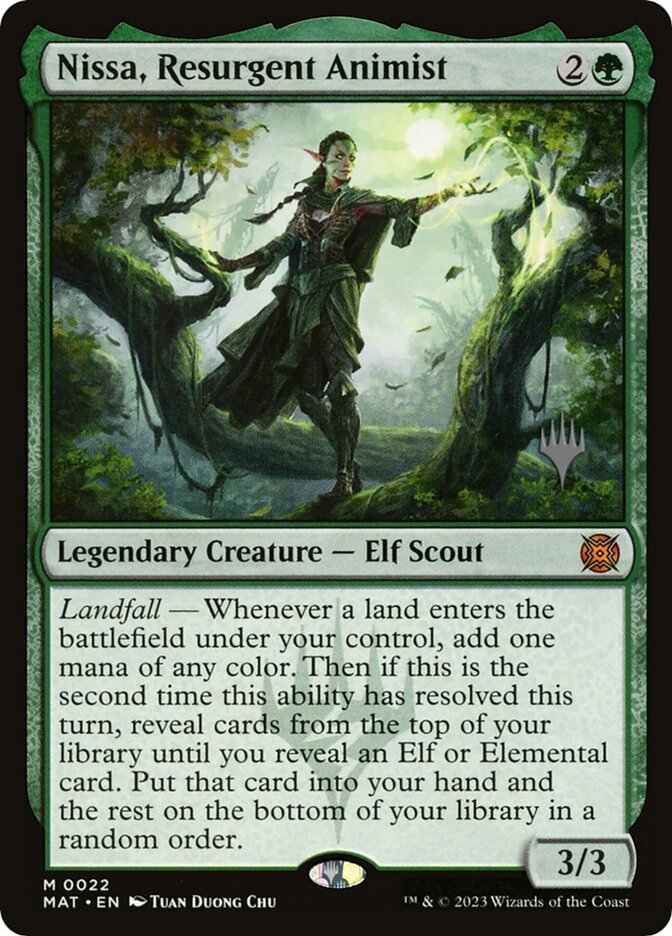 Nissa, Resurgent Animist (pmat 22p)