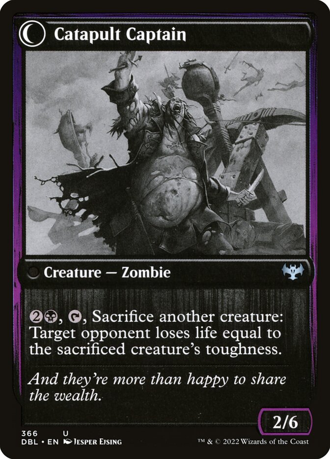 Back face of Catapult Captain