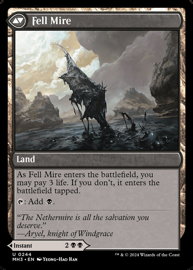 Back face of Fell Mire