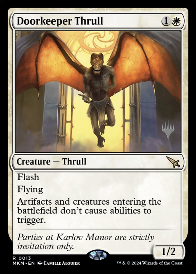 Doorkeeper Thrull (Promo Pack: Murders at Karlov Manor) Near Mint Foil