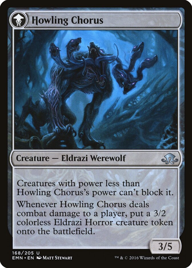 Back face of Howling Chorus