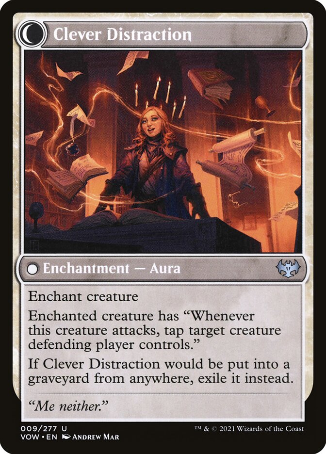 Back face of Clever Distraction