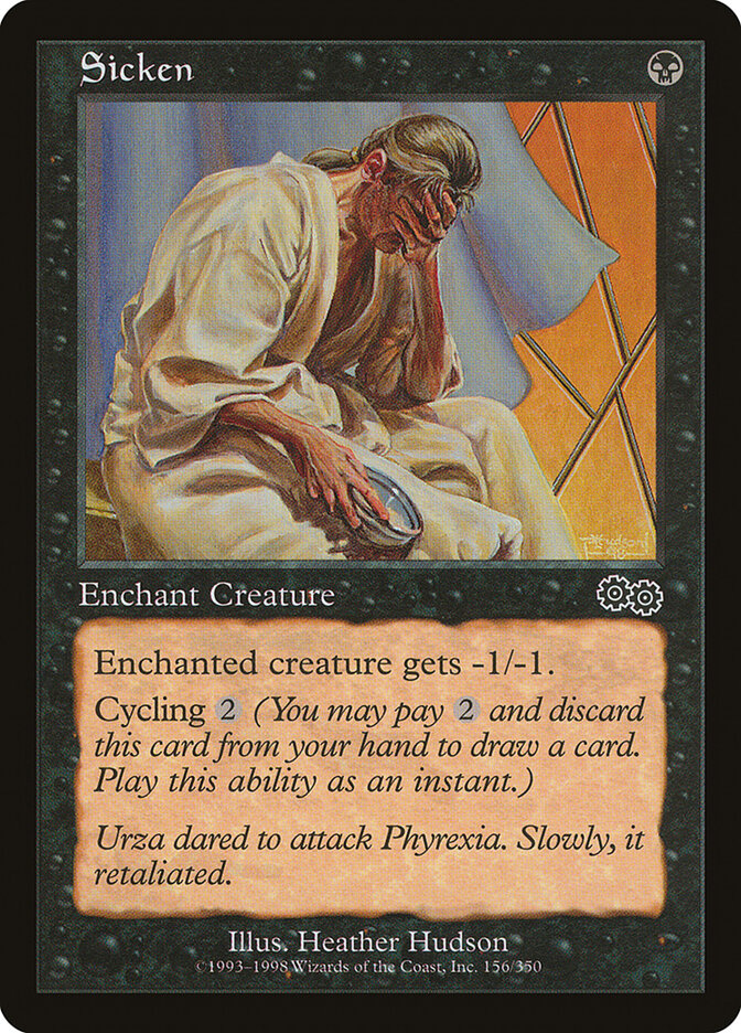 Sicken (Urza's Saga) Heavy Play