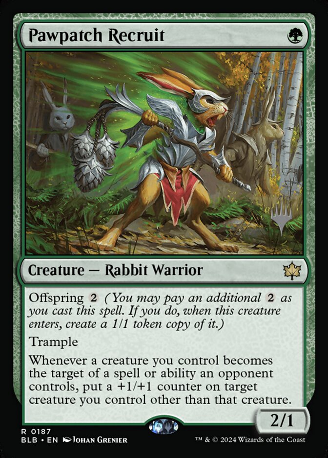 Pawpatch Recruit (pblb 187p)